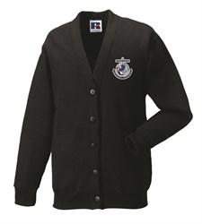 Melvich Primary Black Cardigan
